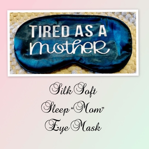 Silk Soft Sleep Eye Mask, Mom Eye Mask, Mother’s Day Gift, Sleep Mask - Picture 1 of 1